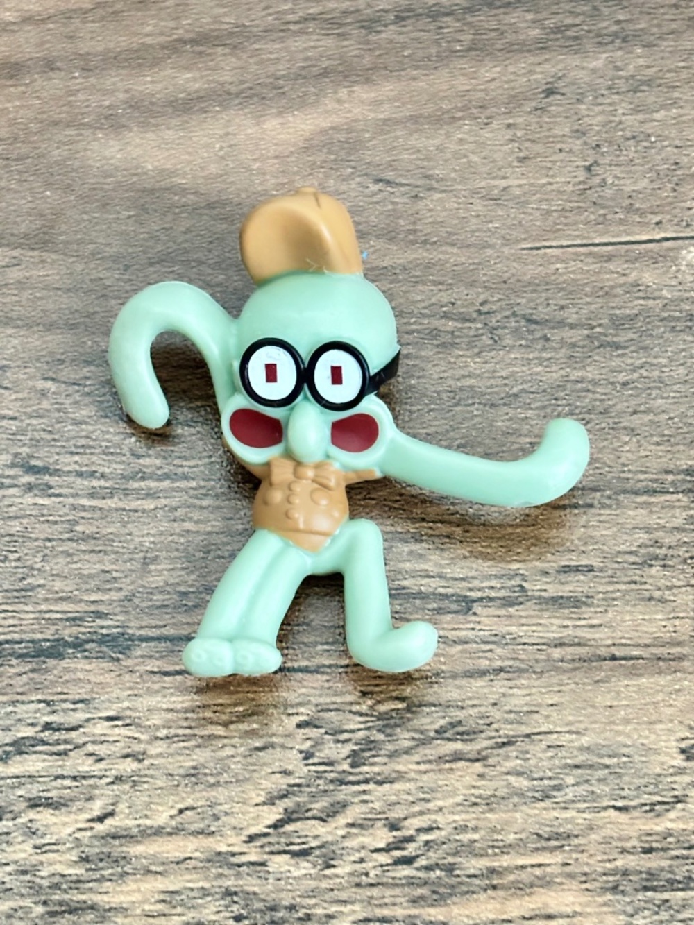 VINTAGE SpongeBob SquarePants Squidward Tentacles Figure Burger King Toy 2000's